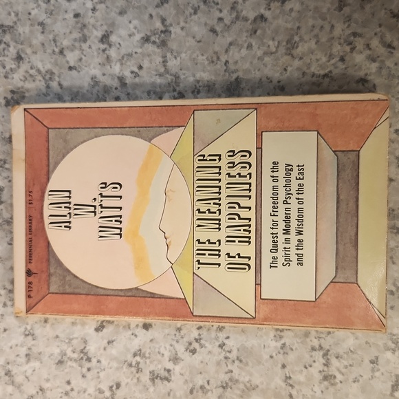 The Meaning of Happiness Vintage Paperback Alan W. Watts Philosophy Book - Picture 3 of 5